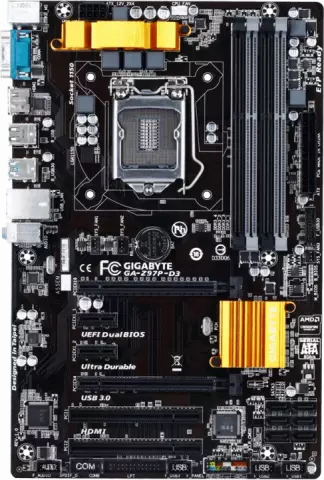 مادربرد Gigabyte GA-Z97P-D3 سوکت LGA1150 چیپست Intel Z97 فرم فاکتور ATX با پشتیبانی از پردازنده‌های نسل 4 اینتل و حافظه DDR3