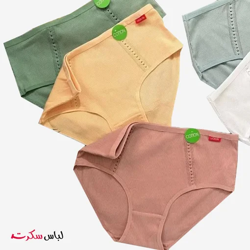 شورت فاق بلند سایز بزرگ زنانه ls3676 — تصویر ۲