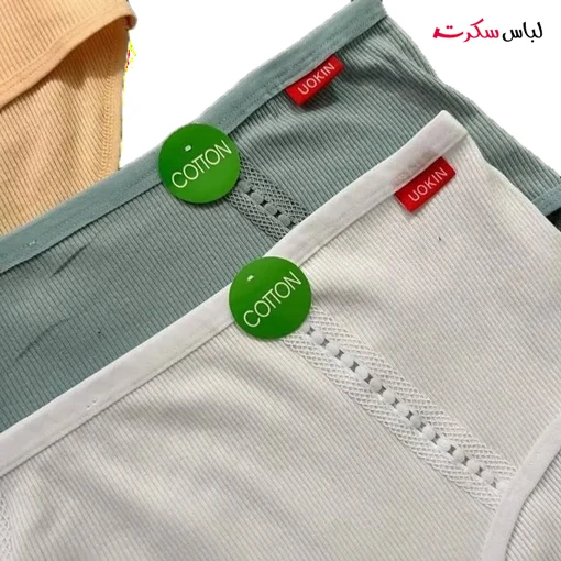شورت فاق بلند سایز بزرگ زنانه ls3676 — تصویر ۳