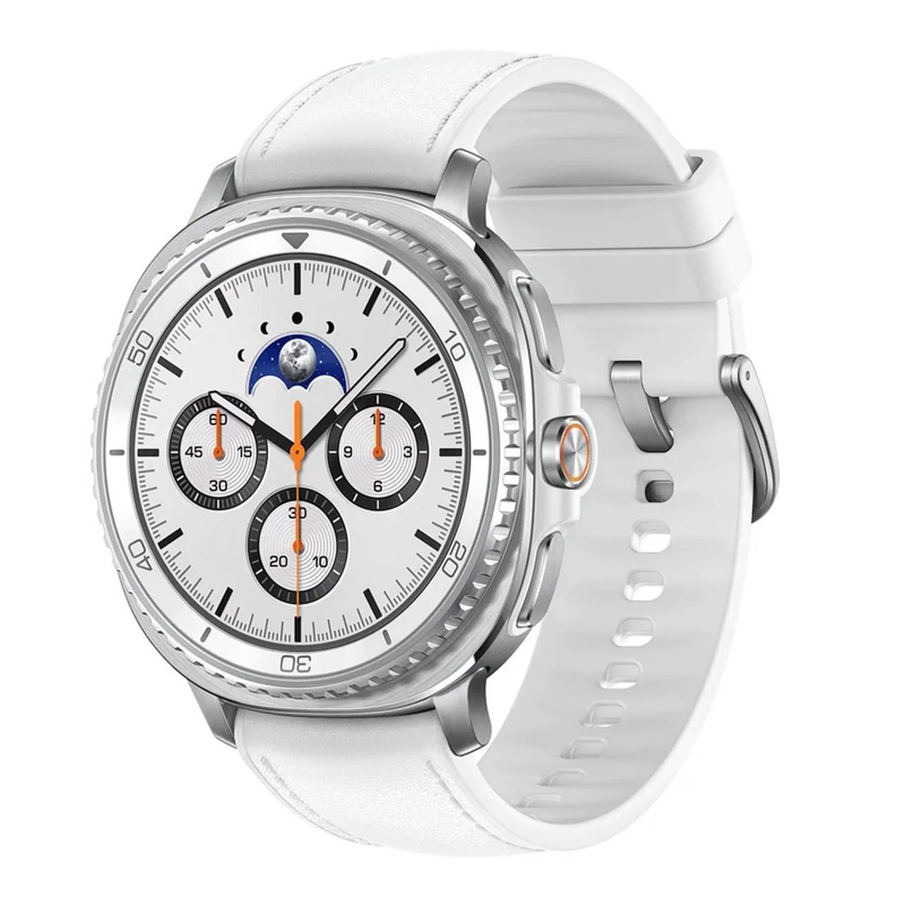 ساعت هوشمند سامسونگ Galaxy Watch8 Classic 46mm مدل SM-L500 – سفید – اصلی (گارانتی 12 ماهه شرکتی)