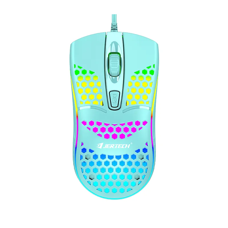 ماوس گیمینگ سیم دار جرتک مدل Jertech XP12 – آبی — تصویر ۲