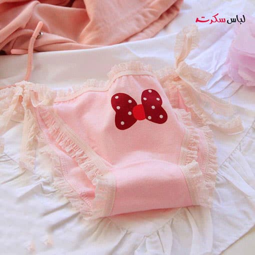 شورت گره ای فانتزی عروسکی lssh457 — تصویر ۲