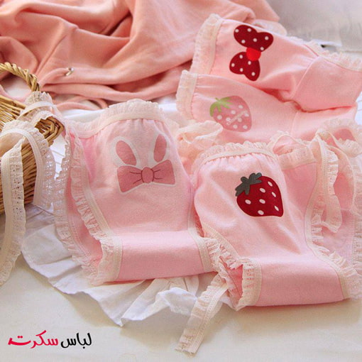 شورت گره ای فانتزی عروسکی lssh457 — تصویر ۵