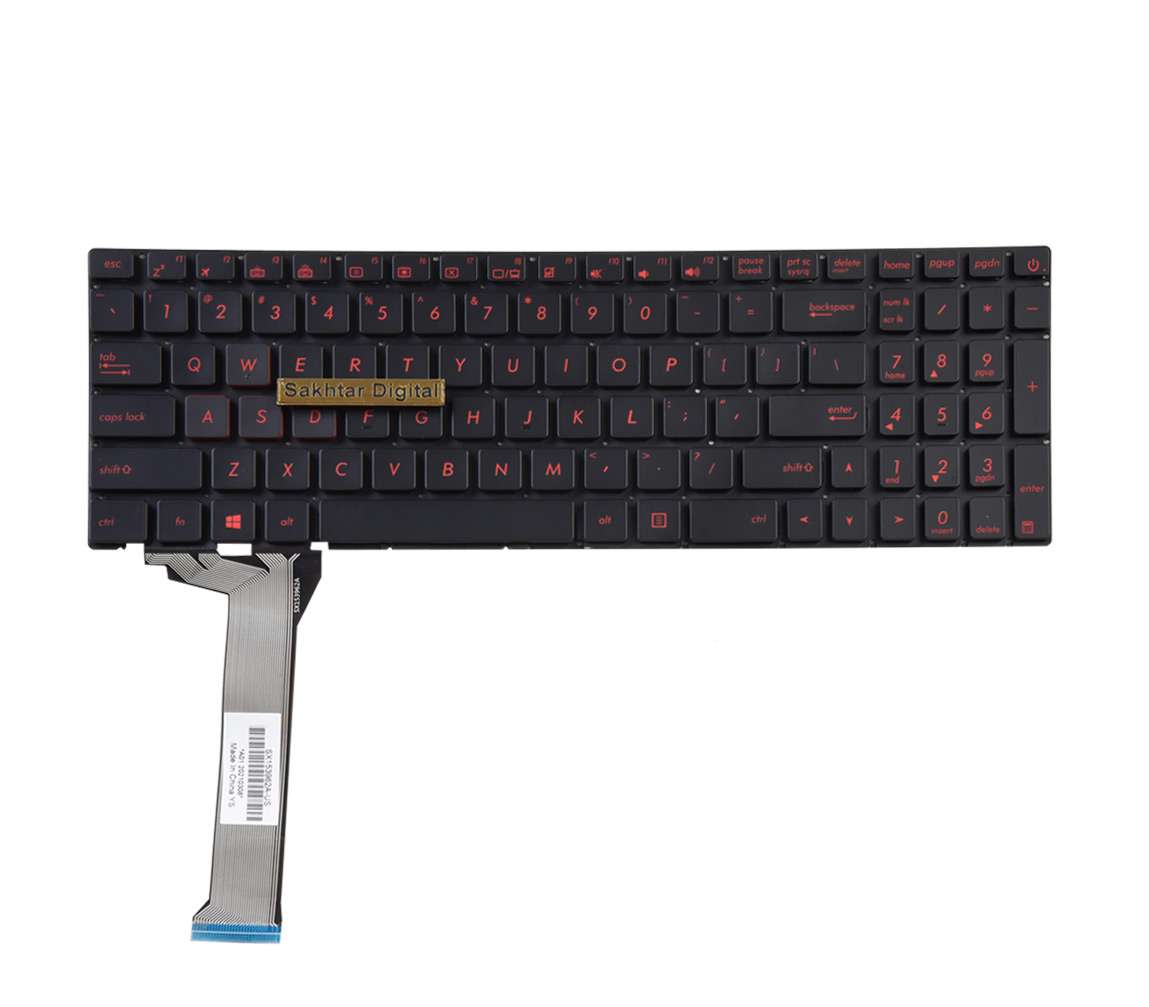 کیبورد لپ تاپ ایسوس Keyboard Asus ROG GL552