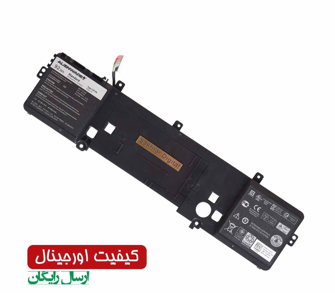 باتری اورجینال لپ تاپ دل Dell AlienWare 15 R1 / 15 R2