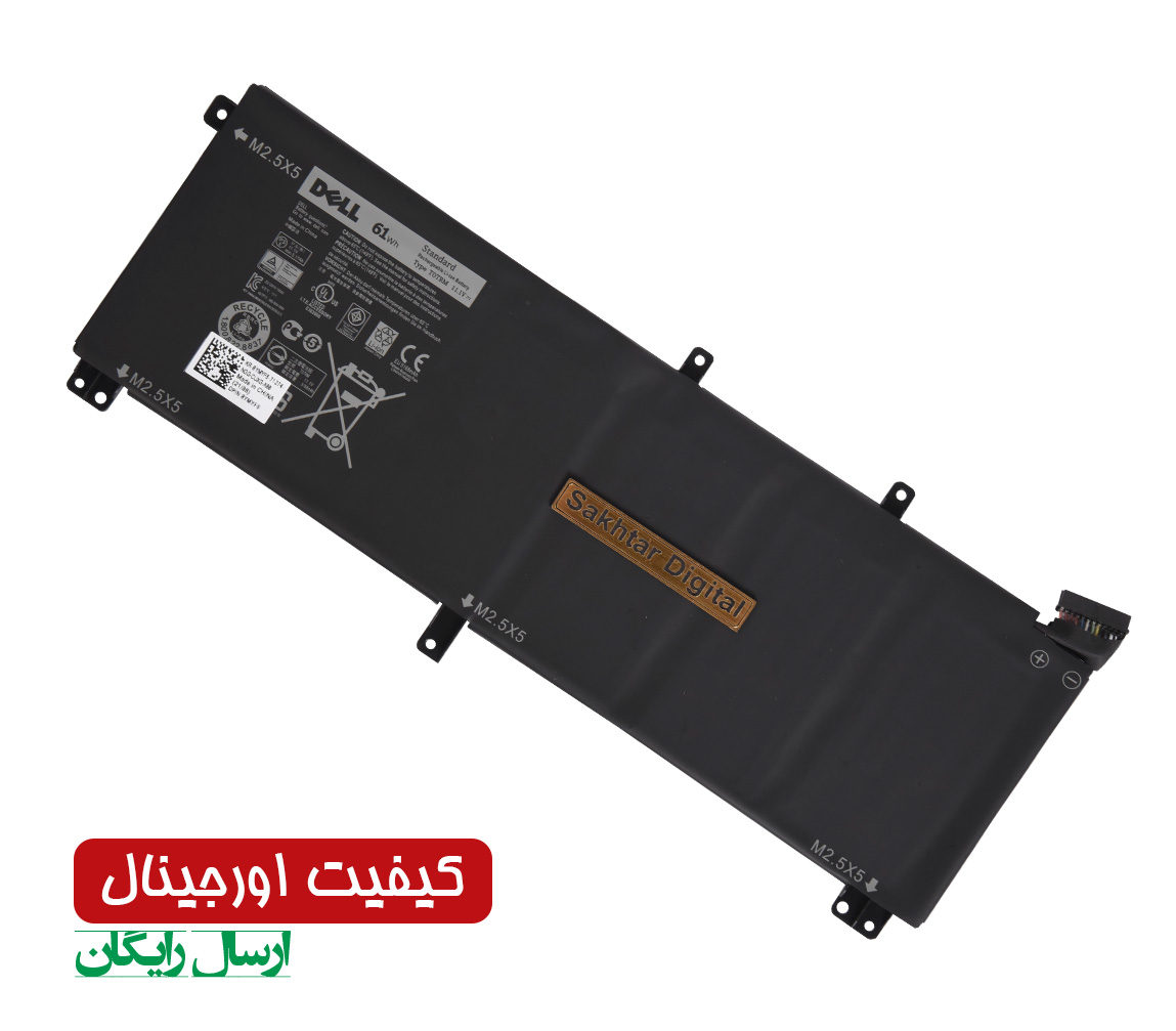 باتری اورجینال لپ تاپ دل Dell XPS 15 9530 / M3800