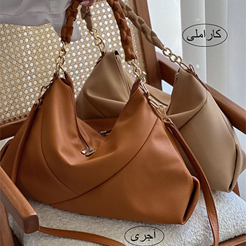 کیف دوشی دستی زنانه مدل 1448 — تصویر ۴