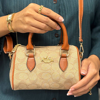 کیف دوشی دستی زنانه COACH مدل 434 — تصویر ۷