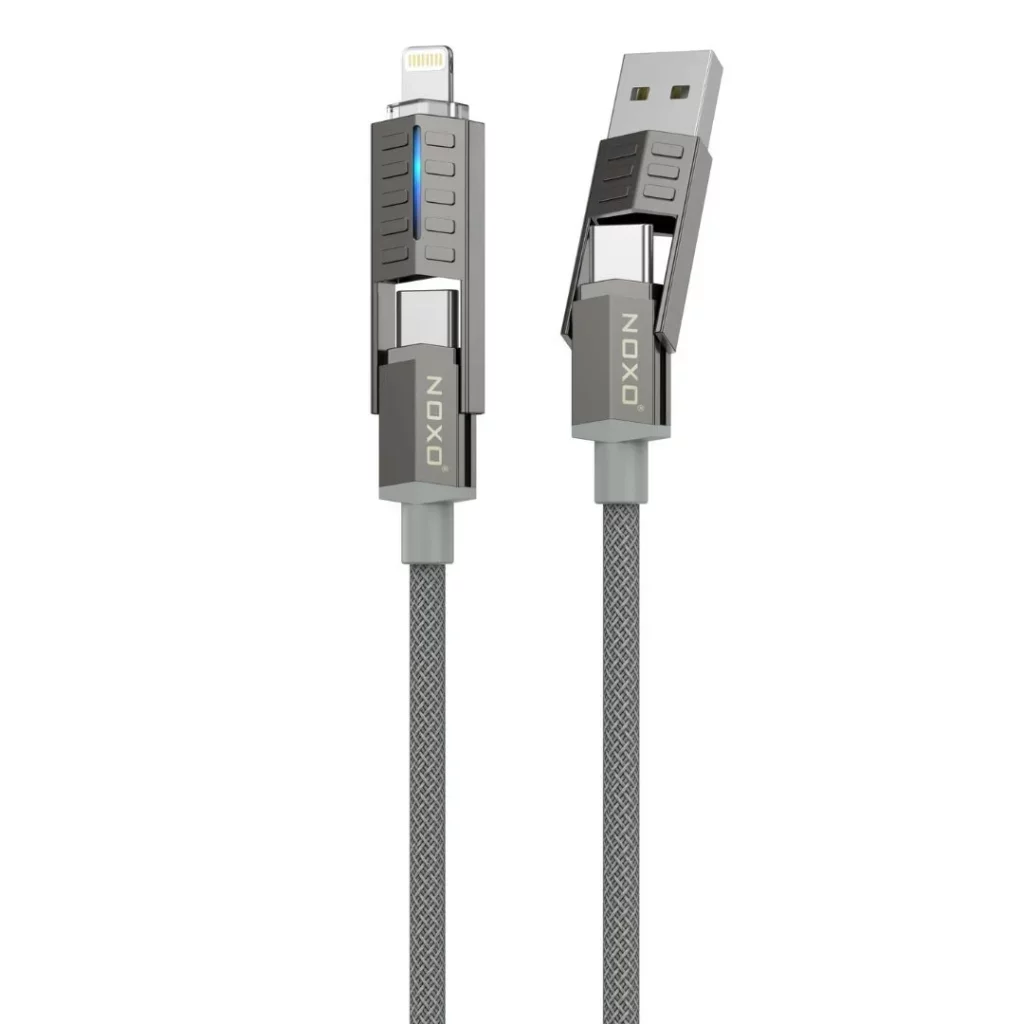 کابل تبدیل ۴ در ۱ نوکسو مدل CN-11 طول 1.2 متر — تصویر ۲