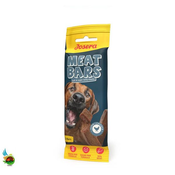 تشویقی میت بار جوسرا سگ طعم مرغ Josera meat bars with chicken وزن ۴۰ گرم