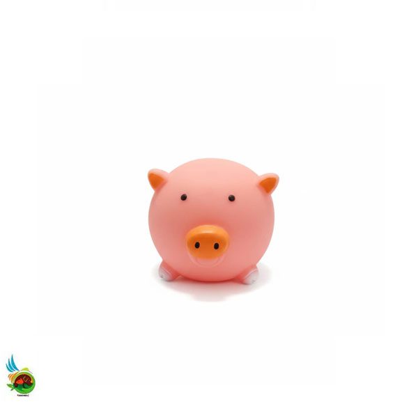 اسباب بازی سگ و گربه مدل خوک توپی صدا دار