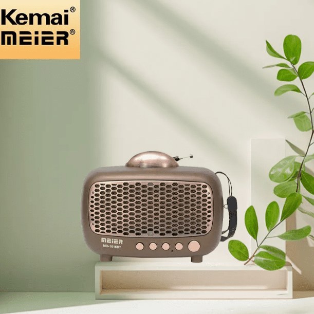 رادیو اسپیکر بلوتوثی MEIER(مییر) کلاسیک طرح چوب مدل MD1016BT — تصویر ۴