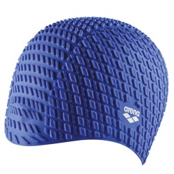 کلاه شنا آرنا(Arena)اصلی طرح 3D مدل Bonnet Silicone – آبی — تصویر ۲