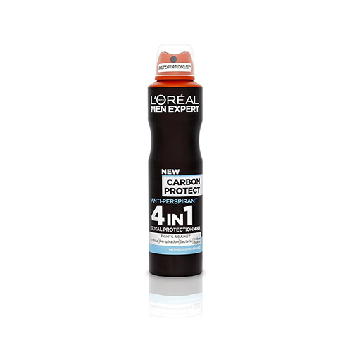 اسپری دئودورانت مدل carbon protect لورال 250 میلی لیتر