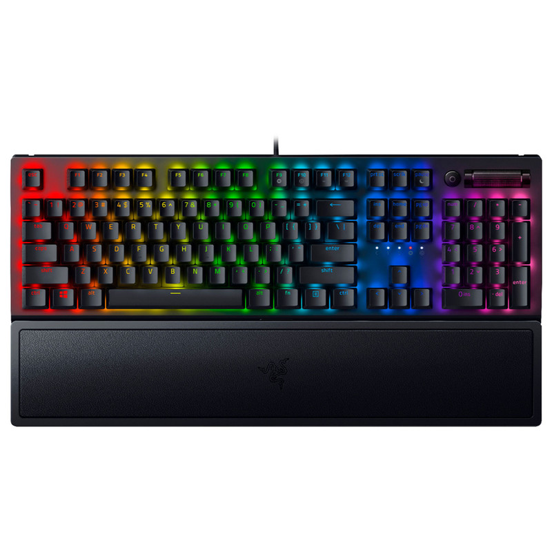 کیبورد مخصوص بازی ریزر مدل BLACKWIDOW V3 YELLOW SWITCH