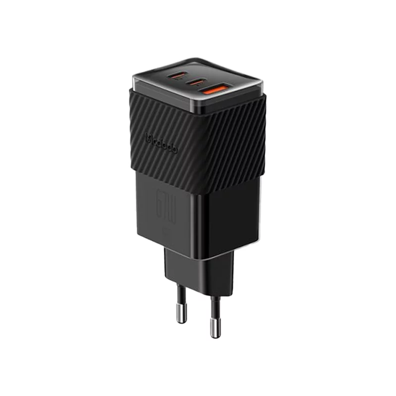شارژر دیواری 3 پورت 67 وات مک دودو مدل CH-1501 — تصویر ۲