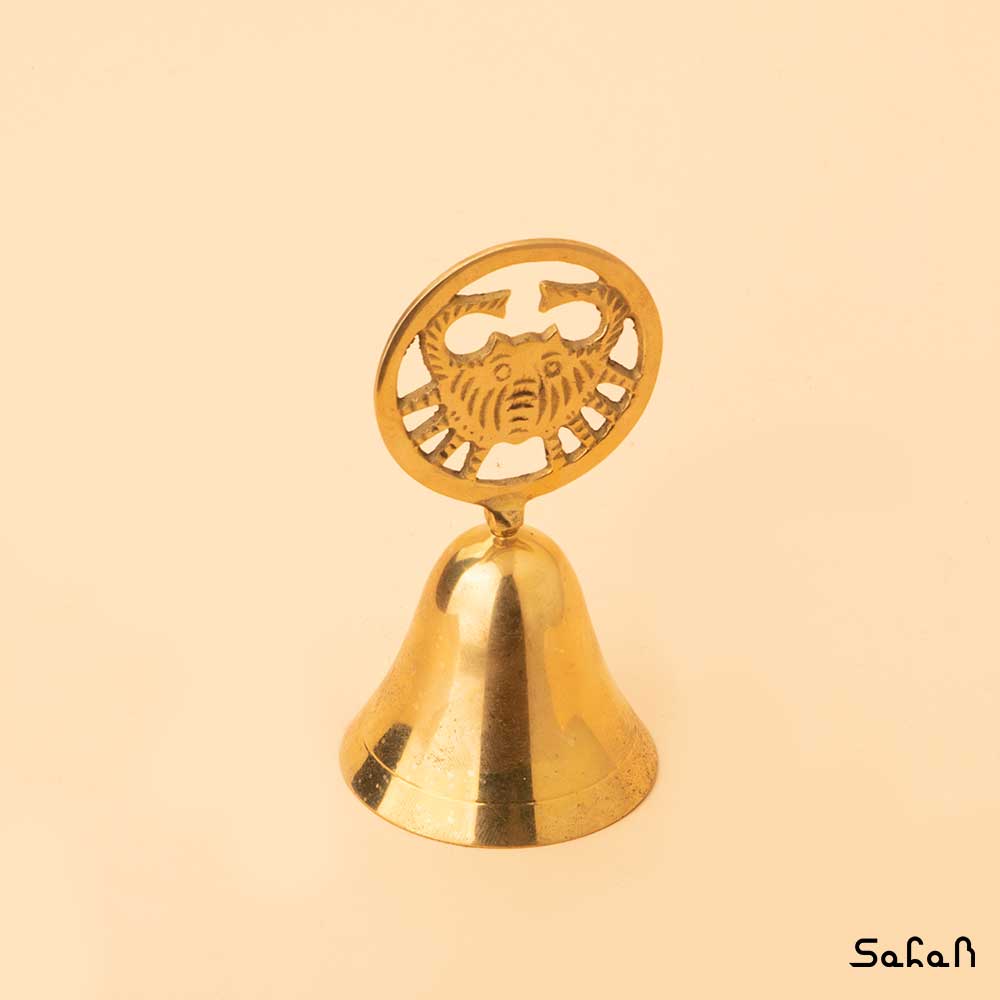 زنگ برنجی دستی ماه تولد تیر — تصویر ۲