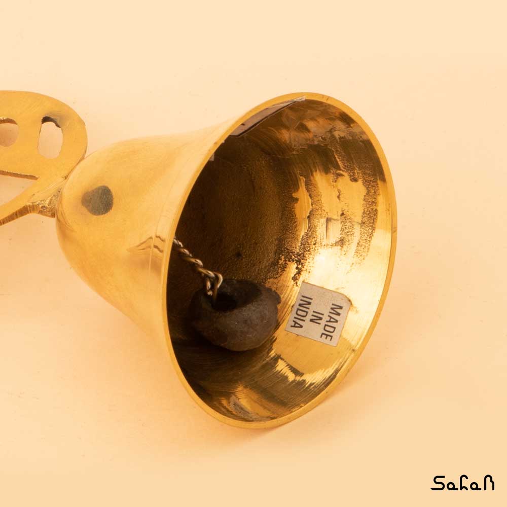 زنگ برنجی دستی ماه تولد بهمن — تصویر ۳