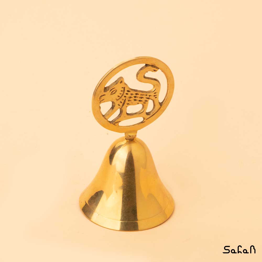 زنگ برنجی دستی ماه تولد مرداد — تصویر ۲