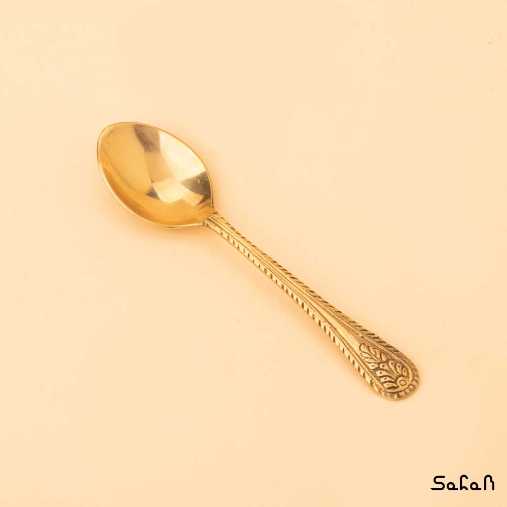 قاشق مربا خوری طلایی — تصویر ۲