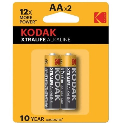 باتری قلمی آلکالاین کداک مدل Kodak Xtralife Alkaline پک 2 عددی|بصیر رایانه