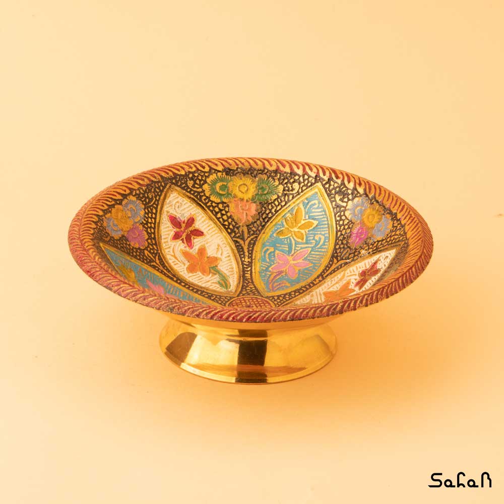 کاسه برنجی میناکاری — تصویر ۲