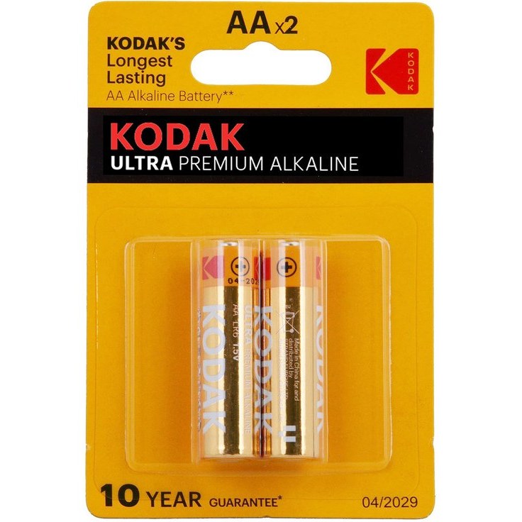 باتری قلمی کداک مدل ULTRA PREMIUM ALKALINE بسته دو عددی|بصیر رایانه