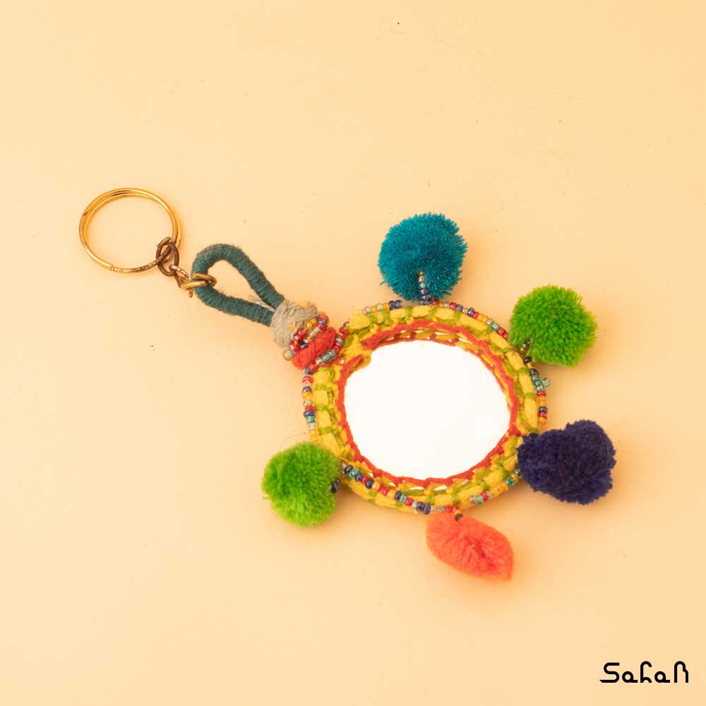 جاکلیدی پارچه ای آینه دار — تصویر ۳