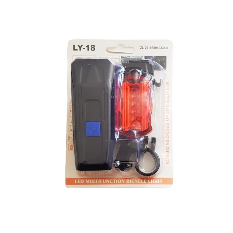 چراغ جلو و عقب دوچرخه مدل LY-18 — تصویر ۸