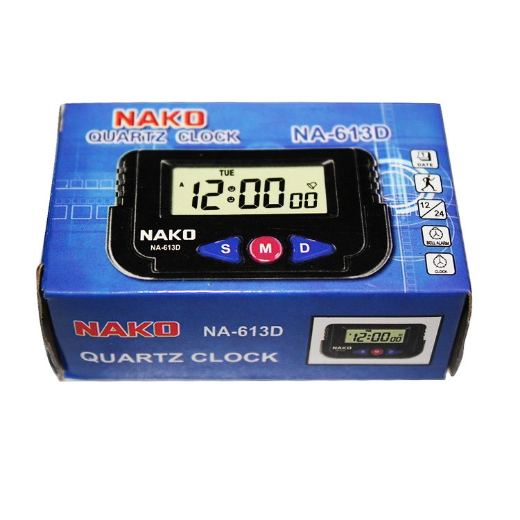 ساعت دیجیتال ماشین و رومیزی مدل NA-613D — تصویر ۴