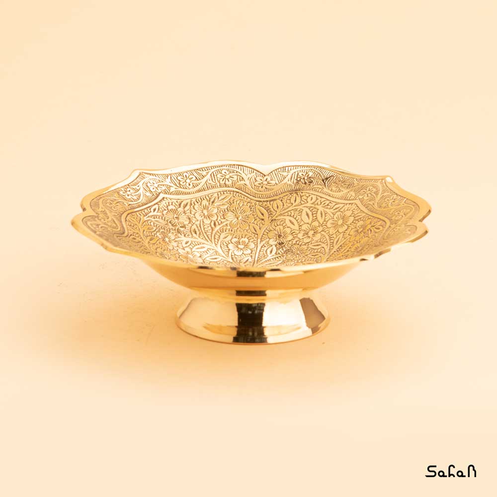کاسه برنجی طلایی مدل لیلیوم — تصویر ۴
