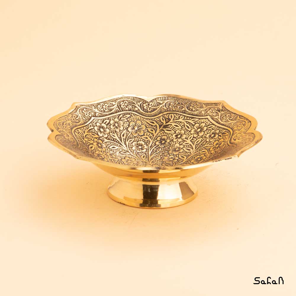 کاسه برنجی طلایی مدل لیلیوم — تصویر ۲