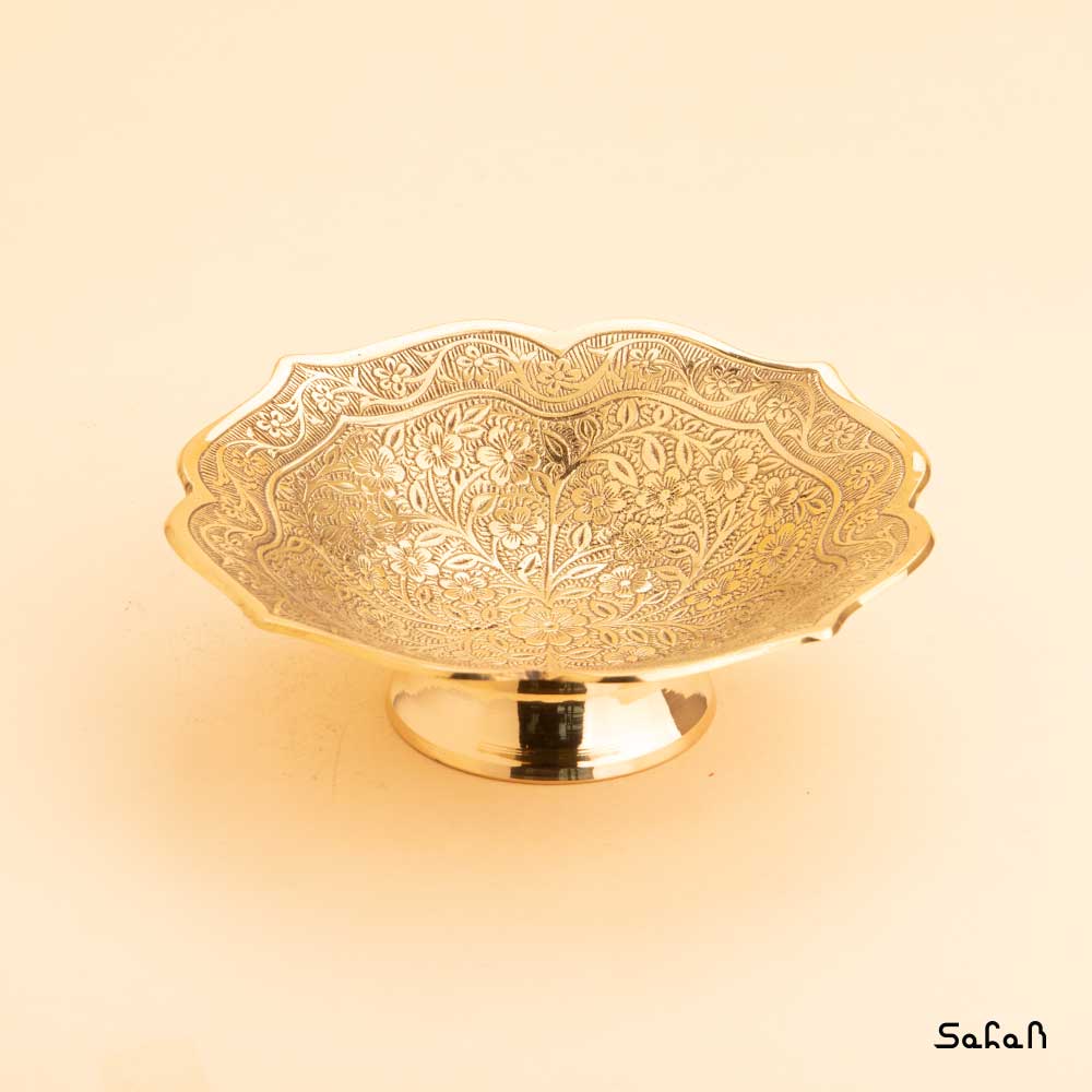 کاسه برنجی طلایی مدل لیلیوم — تصویر ۵