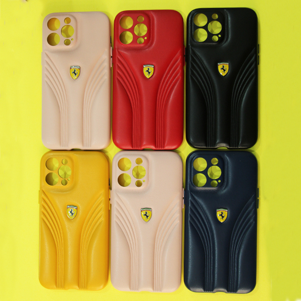 گارد موبایل چرمی Ferrari مدل آیفون 13 Promax — تصویر ۷