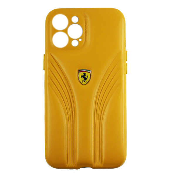 گارد موبایل چرمی Ferrari مدل آیفون 13 pro — تصویر ۴