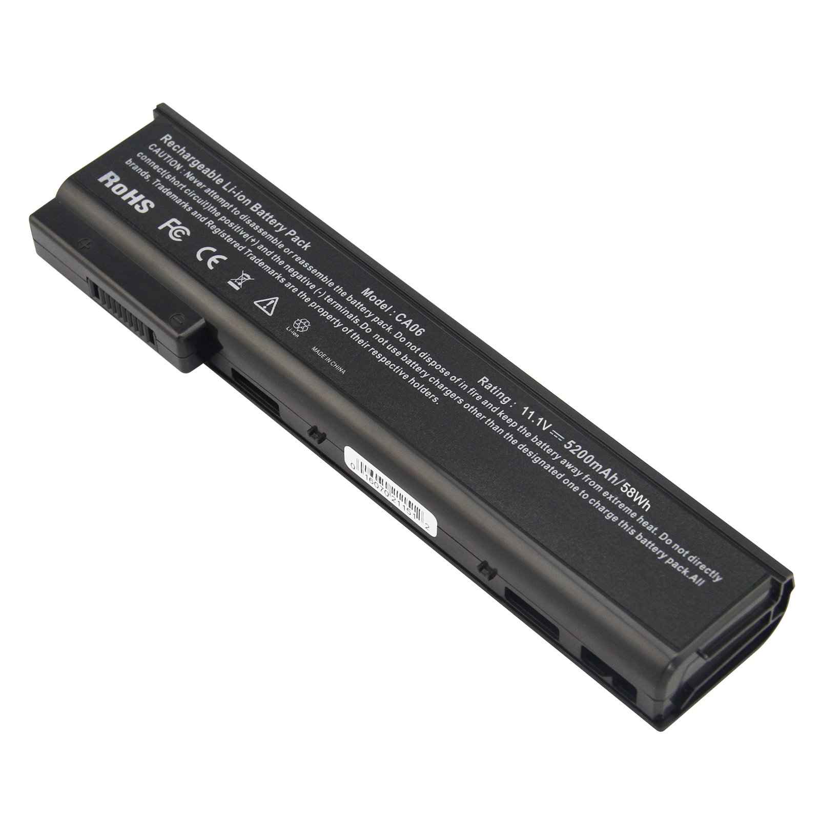 باتری لپ تاپ اچ پی لیتیوم یونی 6 سلولی HP ProBook 650 G1 – 4400mAh