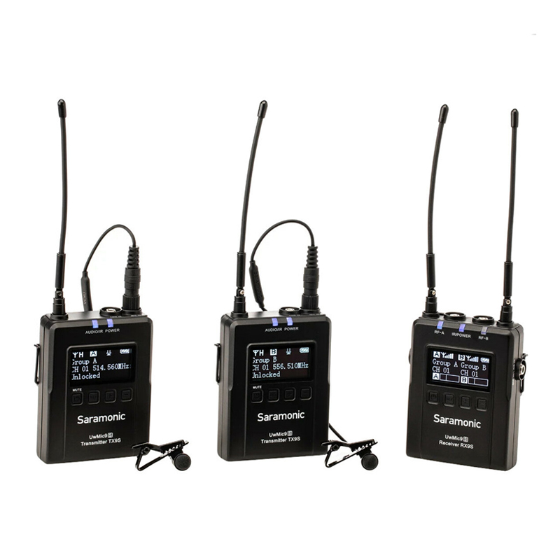 میکروفون بی سیم یقه ای سارامونیک Saramonic UwMic9S Kit2 — تصویر ۳