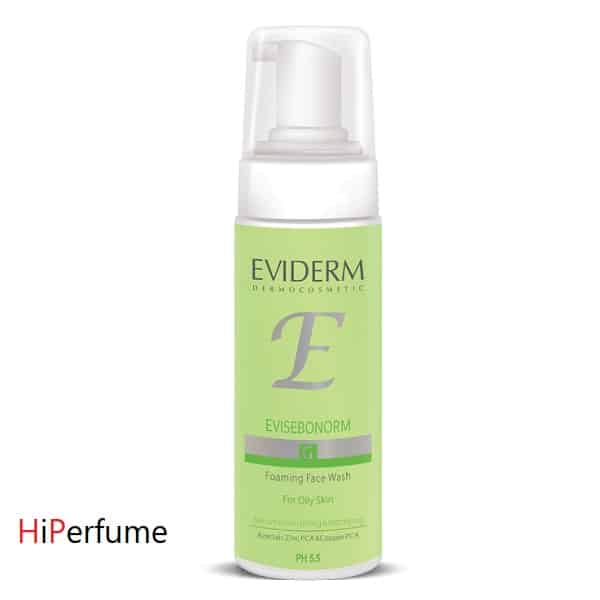 فوم شستشو پوست چرب اوی سبونورم اویدرم |Eviderm Evisebonorm