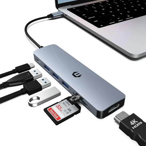 هاب 7 پورت USB C مدل HB036