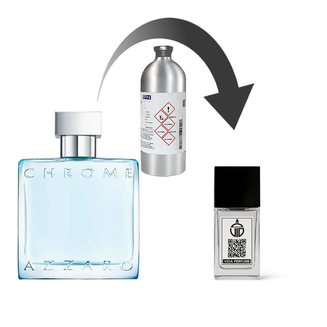 دکانت عطر آزارو کروم (ازارا کروم)- برند لوزی — تصویر ۴