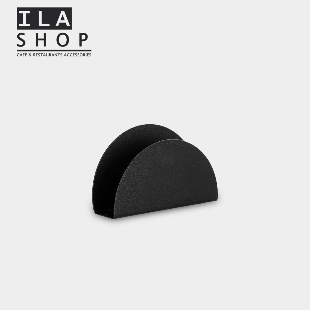 جای دستمال کوکتل فلزی نیم دایره یک عددی ایلا — تصویر ۲