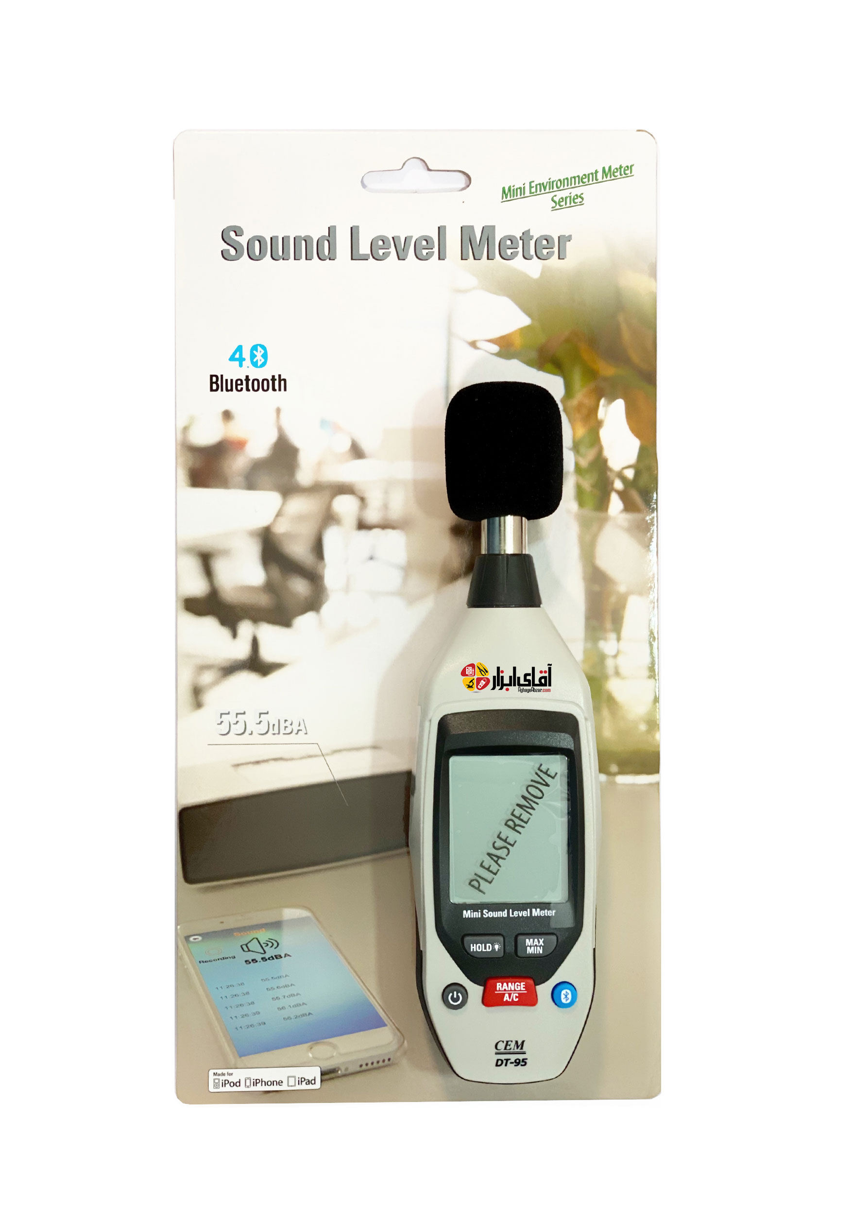 صوت سنج ( صدا سنج ) بلوتوث دار سم CEM DT-95 — تصویر ۳