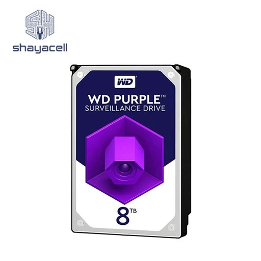 هارد اینترنال وسترن دیجیتال بنفش 8TB با گارانتی اصلی