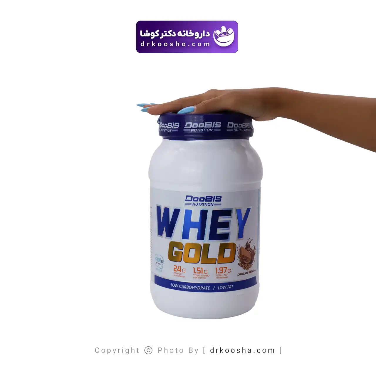 پودر پروتئین وی گلد دوبیس 908 گرم — تصویر ۳