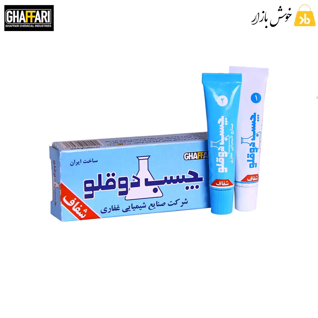 چسب دوقلو شفاف غفاری — تصویر ۵