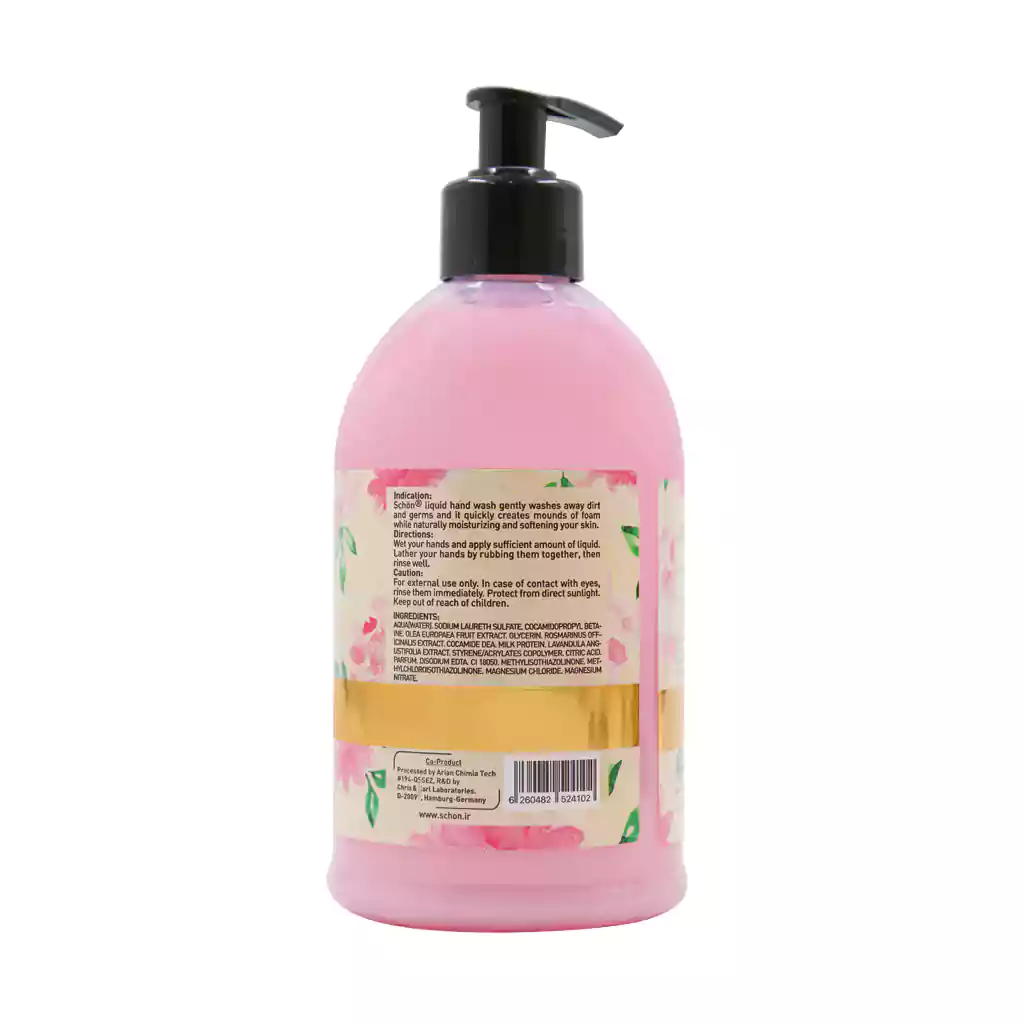 مایع دستشویی Pink Flower شون 500 میلی لیتر — تصویر ۴
