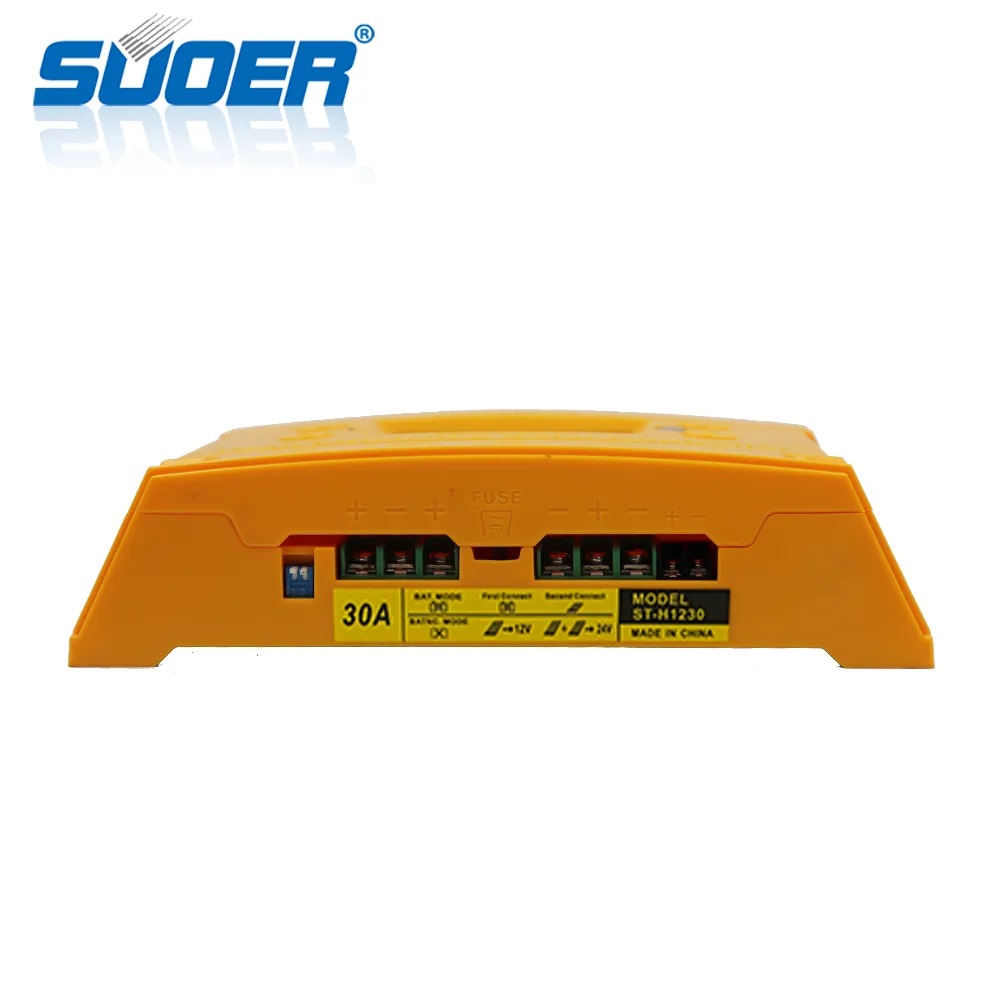 شارژ کنترلر 30 آمپر 12/24 ولت MPPT برند سوئر مدل ST-H1230A — تصویر ۳