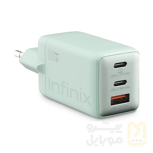 شارژر دیواری اینفینیکس مدل GAN 68W