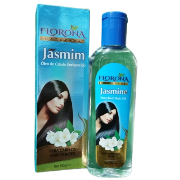 روغن مو جاسمین عصاره گل نرگس Jasmine Enriched Hair Oil حجم 100 میل — تصویر ۲