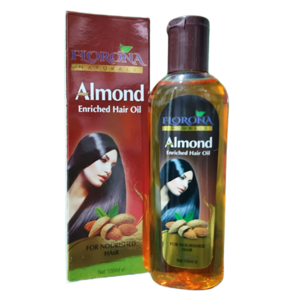 روغن مو آلموند عصاره بادام Almond Enriched Hair Oil حجم 100میل — تصویر ۲
